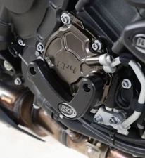 R&G Racing Black Engine Case Sliders RHS For 2018-2024 Yamaha MT-10