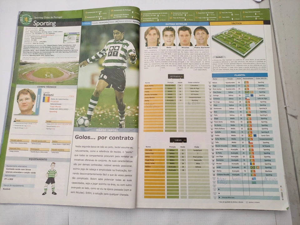 Revista 2002/2003 Ronaldo novato fútbol artículo raro Foto 4 de 4