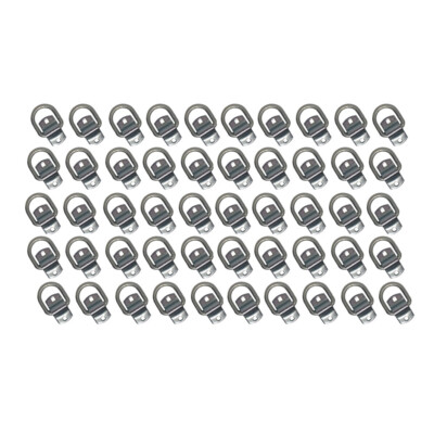 (50)- Bolt-on 1/2'' D Rings Flatbed Truck Trailer Rope Tie Down Strap D-Ring
