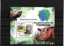 Znaczki -Mozambik -Zwierzęta -Blok -2011