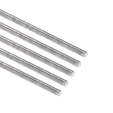 5pack M3 x 500mm Fully Threaded Rod 304 Stainless Steel Right Hand Threads