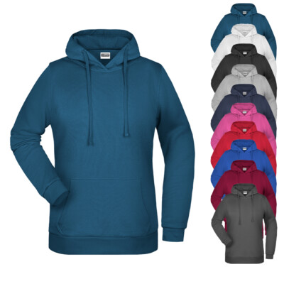 James & Nicholson Damen KAPUZEN SWEATER KAPUZENSWEATSHIRT - Promo Hoody Lady -