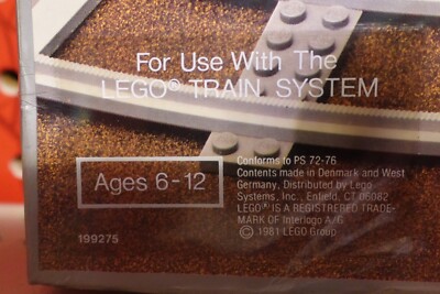 NOS LEGO Train System #7852 Switching rails Track right & left