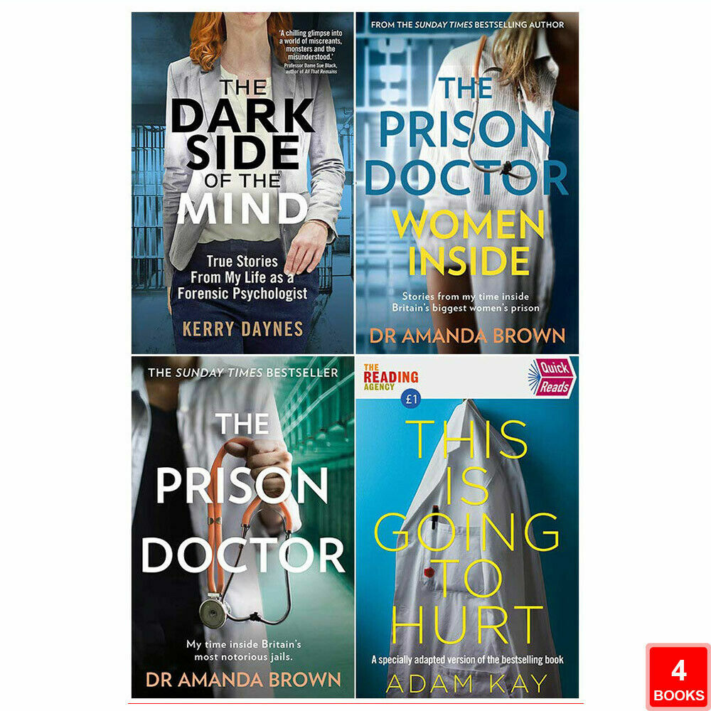 Dark Side of the Mind, Prison Doctor Women, Prison Doctor, Quick Reads 4 Books
