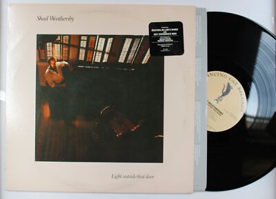 Shad Weathersby Light Outside That Door USA LP 1984 + Innerbag Hypesticker Folk
