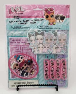 New L.O.L Surprise Mega Mix 48 Pieces Value Pack Birthday Party Favor Kids 