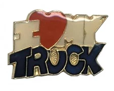 Pack of 24 I Love My Truck Bike Motorcycle Hat Cap Lapel Pin HP684