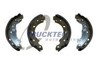 Trucktec Automotive Bremsbackensatz Bremsbacken Hinten FüR Smart Fortwo Coupe