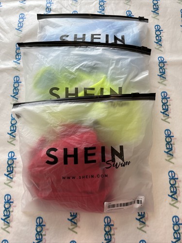 Shein Womens 3 Bikini Swimsuit Set Multicolor Size Small