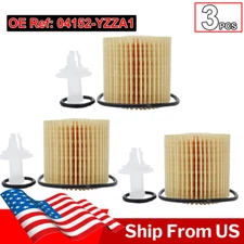 OEM: 04152-YZZA1 Engine Oil Filter Pack of 3 for Toyota Scion Lexus New USA