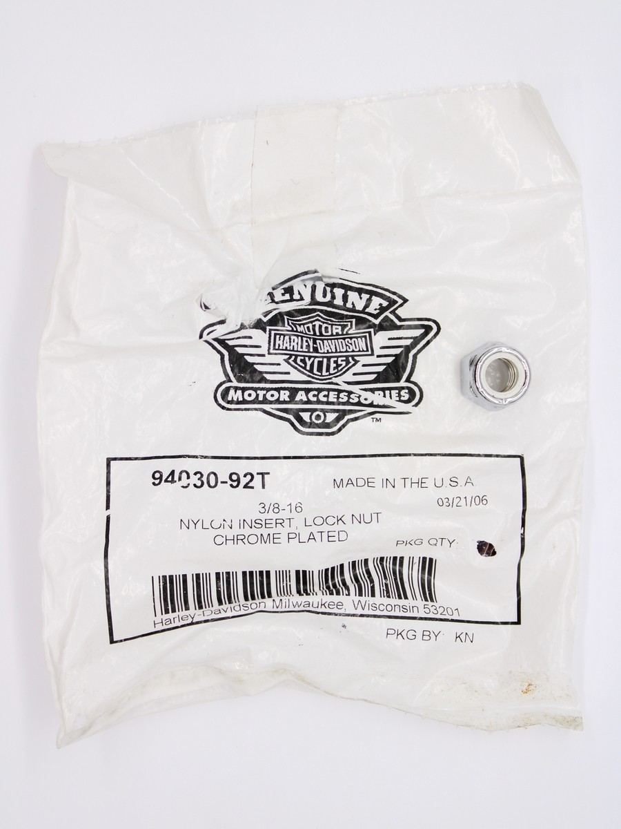 Harley-Davidson Lock Nut Nylon Insert 3/8-16 (Pack Of 2) Part