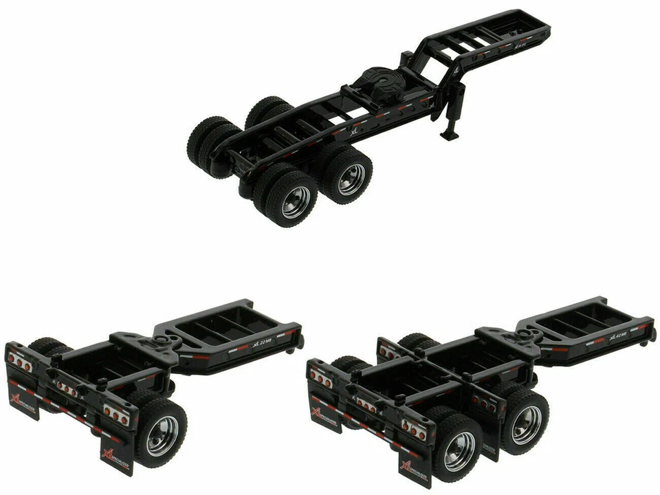 KENWORTH T880 SBFA W/ XL 120 TRAILER & 3 ACCESSORIES 1:50 DIECAST MASTERS 71061 - Image 2 of 3