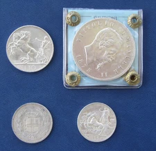 -502- LOTTO REGNO D'ITALIA ARGENTO