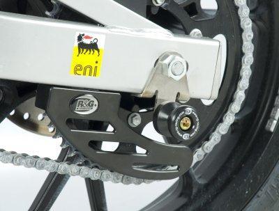 Pions bras oscillant R&G Aprilia RS4 50 protègent le cadre et facilitent le béquillage