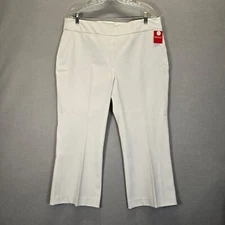 Spanx Women's On-the-Go Kick Flare Pant 20373Q Classic White  1X Petite