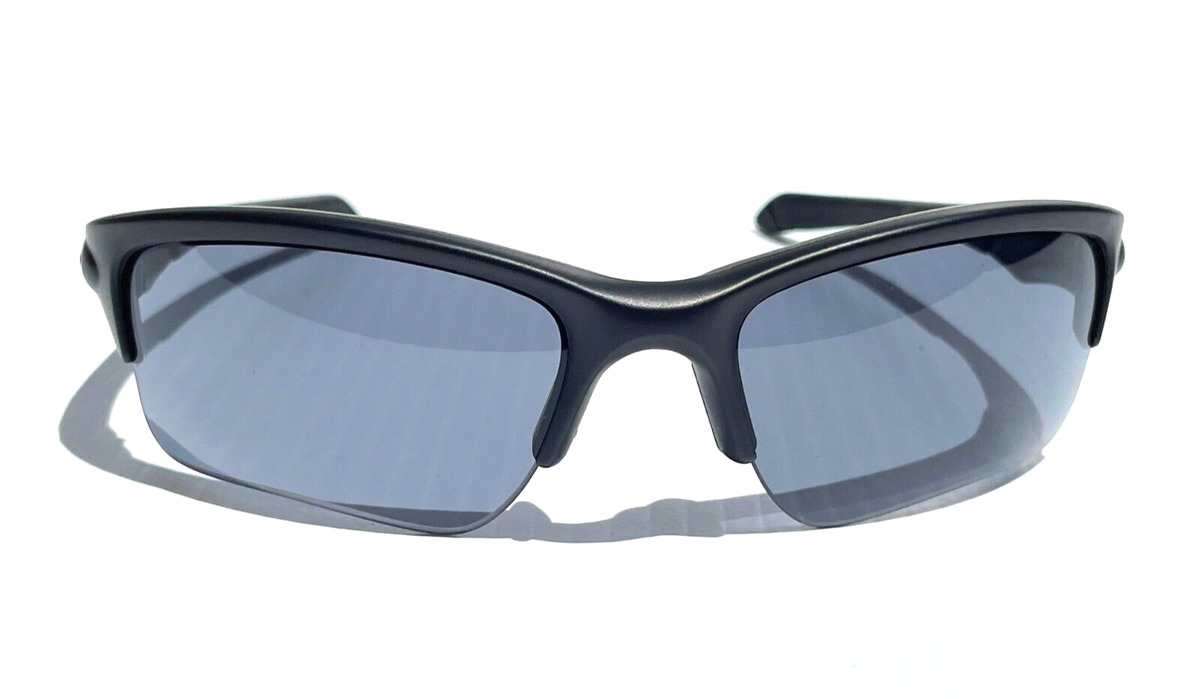 Oakley QUARTER JACKET Matte Black YOUTH SIZE Grey Lens Sunglass