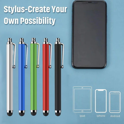 5X Stylus Pens Screen Touch Rubber Tip For iPad PC Tablet Android Mobile Phones - Picture 6 of 11