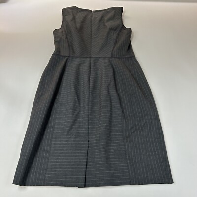 Brooks Brothers Red Fleece Dress 8 Tollegno 1900 Gray Wool Blend A Line  0973 | eBay