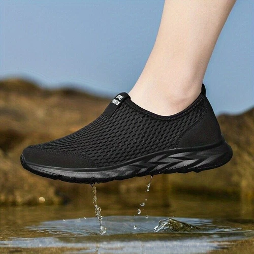 Herren Outdoor Freizeit Slipper Schuhe Sport Laufen Fitnessstudio Turnschuhe Tennis Gehen - Bild 20 von 28