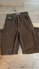 Empyre Womens Corduroy Brown Pants Tori Size 0 Skate High Rise Loose Fit
