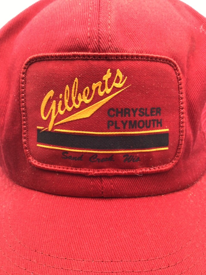 Gilbert’s Chrysler/Plymouth Sand Creek, Wisconsin Red Vintage Trucker