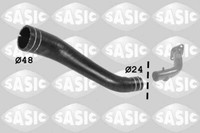 Sasic Ladeluftschlauch Passend FüR Fiat Doblo 119 1.3 D Multijet 223 3336267