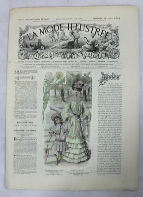 Revue Ancienne LA MODE ILLUSTRÉE - N°30 Du Dimanche 24 Juillet 1898, France, Occasion
