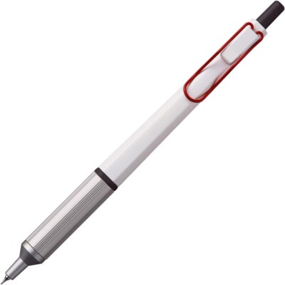 Uni Jetstream EDGE 0.28mm Oil-based Ballpoint Pen Red and White Body Black Ink