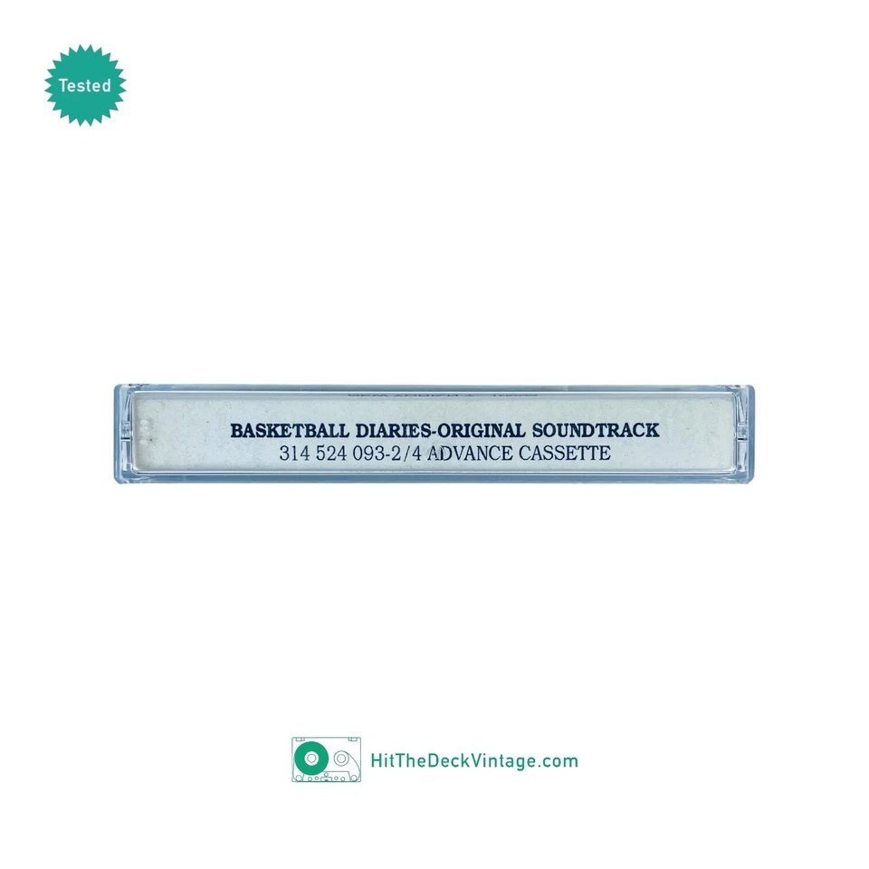 The Basketball Diaries Soundtrack Cassette Tape (1995) PROMO/ADVANCE TESTED - Image 3 of 3