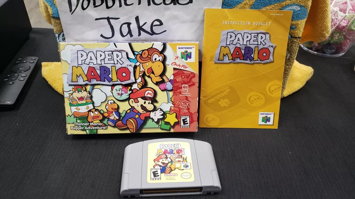 Paper Mario Nintendo 64 Game