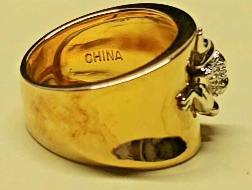 925 gold frog ring - image 6