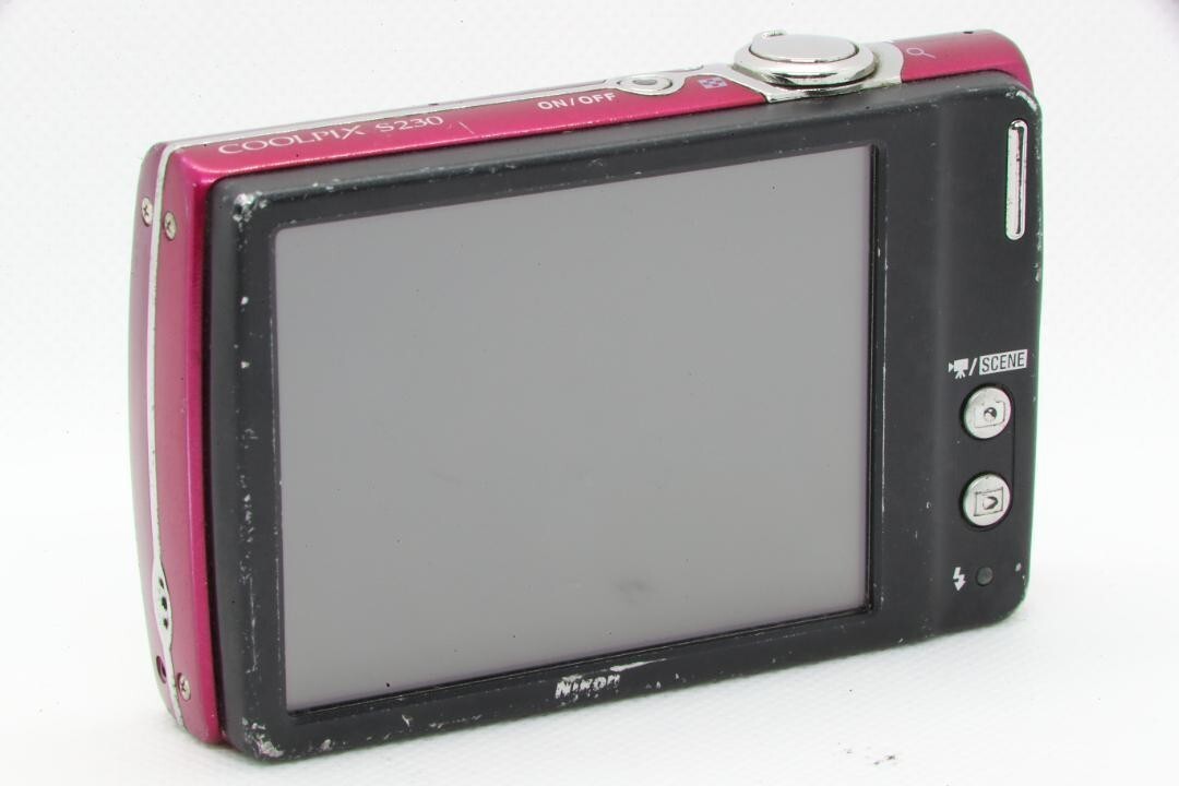 Nikon COOLPIX S230 Pink Digital Camera 10.0MP 3x Optical Nikon COOLPIX S230 Pink Digital Camera 10.0MP 3x Optical