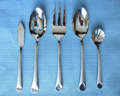 New Zwilling J.A. Henckels PROVENCE 5pc 18/10 Stainless Serving Flatware Set