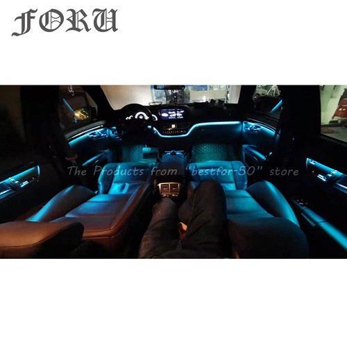 Upgrade Wire Harness 12 Colors LED Ambient Light For Benz W218 W166 X166 GLE CLS - Picture 9 of 12