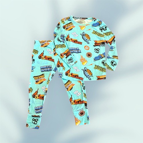 Posh Peanut x Hot Wheels Monster Jam Bamboo Pajamas | Size 4 - Picture 2 of 4