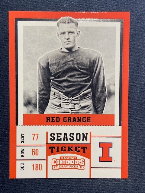 2017 Panini Contenders Draft Picks - Season Ticket Red Grange #83*