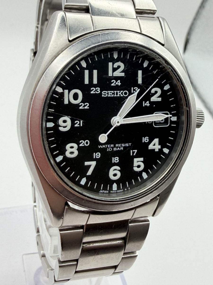 Seiko Spirit Men's Black Watch - SBCA001 for sale online | eBay