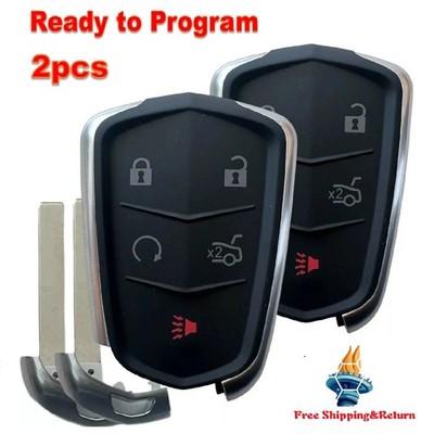 2 Remote Car Key Fob For Cadillac XT5 2017 2018 2019 2020 XT4 ATS XTS HYQ2EB