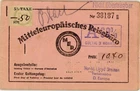 Germany document ticket tax revenue 0,50 RM 1937 fiscal