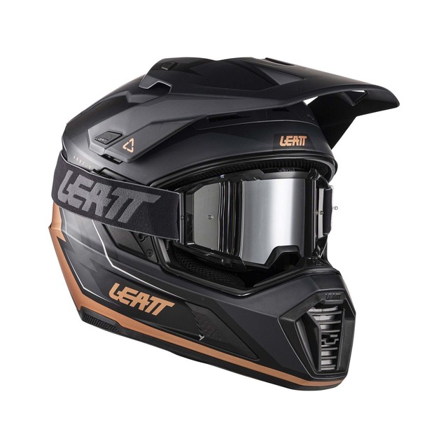 Casque Enduro LEATT ADV 7.5 Polymère Noir Bronze Avec Masque 2.5