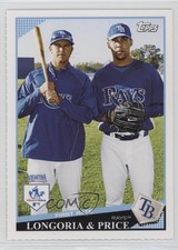 2009 Aquafina Pitch Hit & Run Classic Combos Evan Longoria David Price #22 0qh8