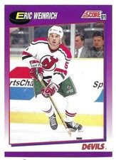ERIC WEINRICH 1991-92 SCORE CARD MINT CONDITION