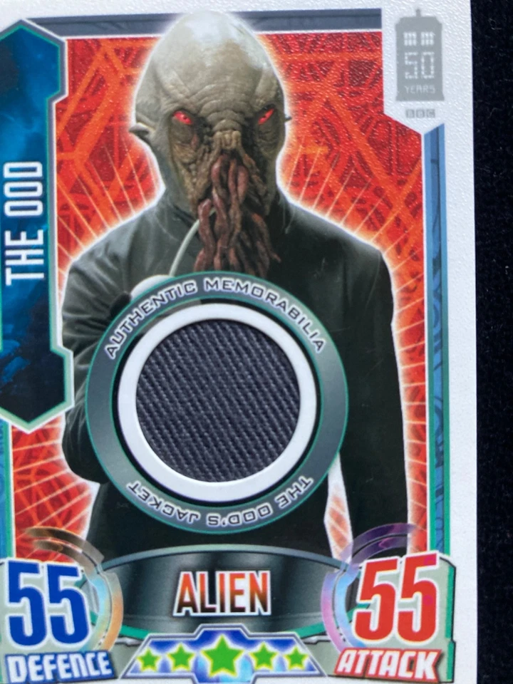 Topps Alien Attax Dr Who Costume Card Relic The Ood RARE - Image 4 of 4