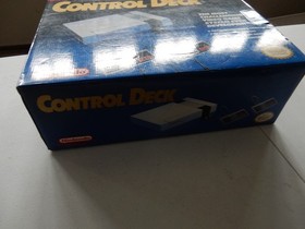 Original Nintendo NES Control Deck Console - Box, Insert, & Manuals Only