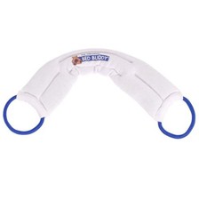 Microwavable Heat Pad Cooling Neck Wrap Moist Heat Natural Grains White Reusable