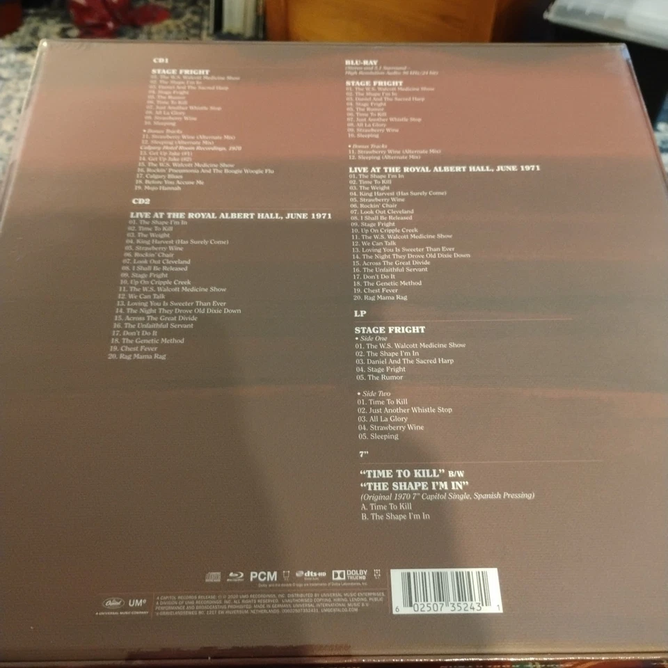 Brand New Sealed The Band: Stage Fright SUPER DELUXE  Lp Record CD Box Set - Image 3 of 3