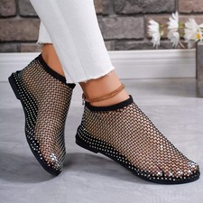 Rhinestone Hollow Out Sandals
