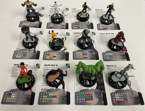 Marvel Heroclix: Avengers Assemble | Set Dadi E Segnalini Con Iron Man, Hulk, Black Widow, Visione E Wasp - 2