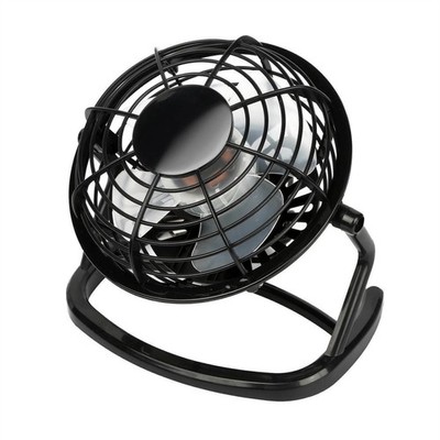 Fashion Mini USB Cooling Fan 360° Small Desktop Desk Quiet Computer 4inch