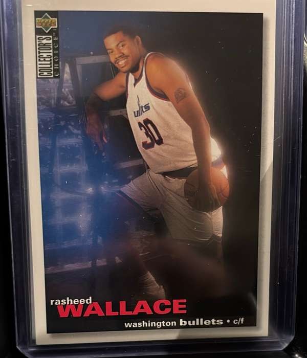1995-96 Collector's Choice English II #109 Rasheed Wallace